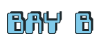 Rendering "BAY B" using Computer Font