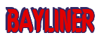 Rendering "BAYLINER" using Callimarker
