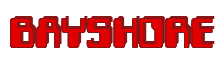 Rendering "BAYSHORE" using Computer Font