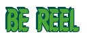 Rendering "BE REEL" using Callimarker