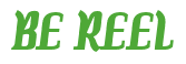 Rendering "BE REEL" using Color Bar