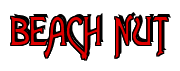 Rendering "BEACH NUT" using Agatha
