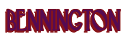 Rendering "BENNINGTON" using Deco