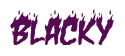 Rendering "BLACKY" using Charred BBQ