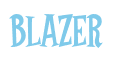 Rendering "BLAZER" using Cooper Latin
