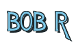 Rendering "BOB R" using Agatha