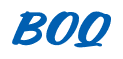 Rendering "BOQ" using Casual Script