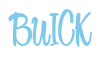 Rendering "BUICK" using Bean Sprout