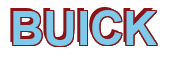 Rendering "BUICK" using Arial Bold