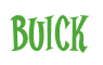 Rendering "BUICK" using Cooper Latin