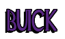 Rendering "BUICK" using Deco
