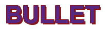 Rendering "BULLET" using Arial Bold