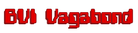 Rendering "BVI Vagabond" using Computer Font