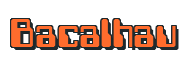 Rendering "Bacalhau" using Computer Font