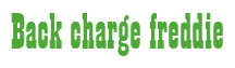 Rendering "Back charge freddie" using Bill Board