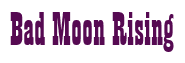 Rendering "Bad Moon Rising" using Bill Board