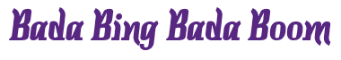 Rendering "Bada Bing Bada Boom" using Color Bar