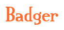 Rendering "Badger" using Credit River