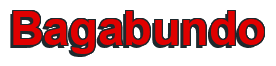 Rendering "Bagabundo" using Arial Bold