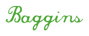 Rendering "Baggins" using Commercial Script