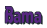 Rendering "Bama" using Callimarker