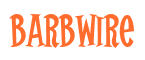 Rendering "Barbwire" using Cooper Latin