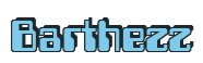 Rendering "Barthezz" using Computer Font
