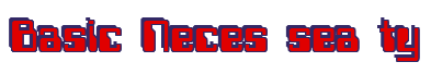 Rendering "Basic Neces sea ty" using Computer Font