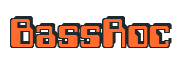 Rendering "BassRoc" using Computer Font