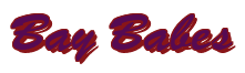 Rendering "Bay Babes" using Brush Script