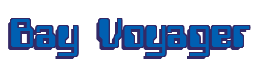 Rendering "Bay Voyager" using Computer Font