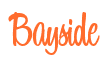 Rendering "Bayside" using Bean Sprout
