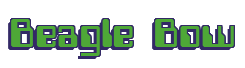 Rendering "Beagle Bow" using Computer Font