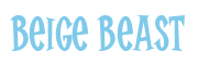 Rendering "Beige Beast" using Cooper Latin