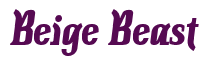 Rendering "Beige Beast" using Color Bar