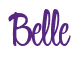 Rendering "Belle" using Bean Sprout