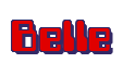 Rendering "Belle" using Computer Font