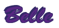 Rendering "Belle" using Brush Script