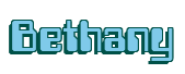 Rendering "Bethany" using Computer Font