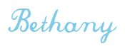 Rendering "Bethany" using Commercial Script