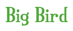 Rendering "Big Bird" using Credit River