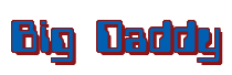 Rendering "Big Daddy" using Computer Font