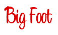 Rendering "Big Foot" using Bean Sprout