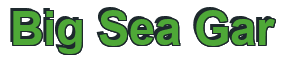 Rendering "Big Sea Gar" using Arial Bold