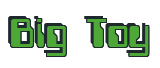 Rendering "Big Toy" using Computer Font