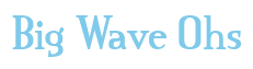 Rendering "Big Wave Ohs" using Credit River