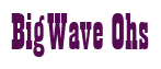 Rendering "Big Wave Ohs" using Bill Board