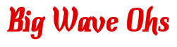 Rendering "Big Wave Ohs" using Color Bar
