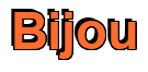 Rendering "Bijou" using Arial Bold