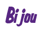 Rendering "Bijou" using Big Nib